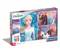 Puzzle Enfant 3x48 Pièces - La Reine Des Neiges 2