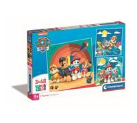 Clementoni Puzzle Pat' Patrouille 3x48 pièces – Jeu éducatif, 27x18 cm – Dès 5 ans