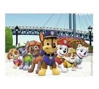 Puzzle enfant 45 pieces pat patrouille marcus chase zuma rocky ruben stella everest - set puzzle et 1 carte tigre