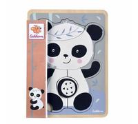 Puzzle enfant 6 pièces, Eichhorn, Bois, Motif, Multicolore