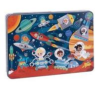 Apli Kids 19126 - Puzzle sur Le thème de l'espace dans Une boîte métallique - 24 pièces - Age:+3ans
