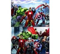 Puzzle enfant - avengers - 2 x 100 pieces - educa collection super heros marvell iron man thor hulk falcon captain america G