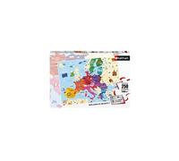 Nathan Puzzle enfants Carte d'Europe 250 pièces Dès 8 ans Qualité supérieure Carton épais 86879