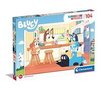 Clementoni 27169 Bluey Supercolor Bluey-104 Pieces-Jigsaw Puzzle for Kids Age 6-