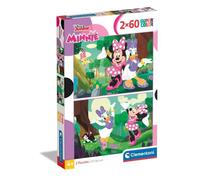 Puzzle Enfant - CLEMENTONI - MINNIE - 2 Puzzles - 60 Pièces - Écologique - 3 Ans et Plus
