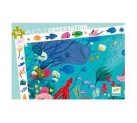 Puzzle enfant - DJECO - Aquatique - Animaux - 54 pièces