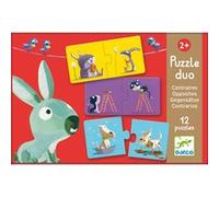 Djeco – Puzzle Duo Contraires 21041 – 2 pièces