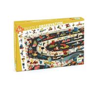 Puzzle enfant djeco rallye automobile 54