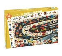 Djeco Puzzle enfant Rallye Automobile 54 pièces
