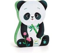 Djeco Puzzle enfant Silhouette Panda 24 pièces