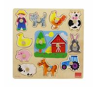 Puzzle enfant en bois Goula 53025 [12 pcs]