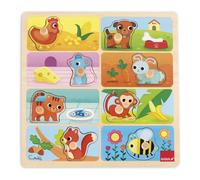 Puzzle enfant en bois Goula My Favourite Food Bois