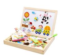 Puzzle Enfant en Bois Magnétique - SWAREY - Dessins animés et BD - Moins de 100 pièces - Multicolore multicolore