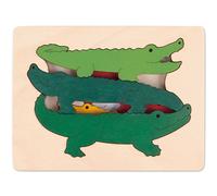 Puzzle enfant encastrement hape crocodil