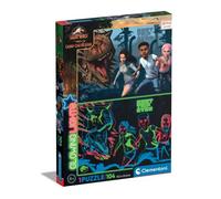 Puzzle Enfant Glowing Lights 104 Pièces - Jurassic World Camp Cretaceous