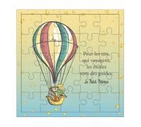 Puzzle enfant - KIUB - Le Petit Prince dans une montgolfière - 25 pièces - Dessins animés et BD - Intérieur
