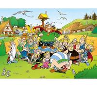 Puzzle Enfant Le Village Astérix - 500 Pieces - Collection Bd Chien Idéfix Les Romains - Obélix - Cléopâtre - Druide