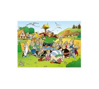Puzzle enfant Le village Astérix - 500 Pieces - Collection BD Chien Idéfix Les Romains - Obélix - Cléopâtre - Druide