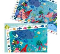 Puzzle enfant océan Djeco observation Aquatique 54 pièces pour enfant 4 ans + G