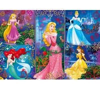 Clementoni puzzle 3D Vision Disney Princess 104 pièces Multicolore G
