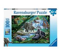 Puzzle enfant Ravensburger 100 pièces XXL Jungle Animals multicolore