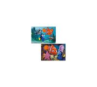 Puzzle enfant Ravensburger Finding Nemo 2x12 pièces avec posters Bleu