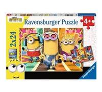Puzzle enfant Ravensburger Les Minions en action Minions 2 2x24 pièces G