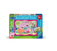 Puzzle enfant Ravensburger Peppa Pig New Adventures 2 x 24 pièces Multicolore