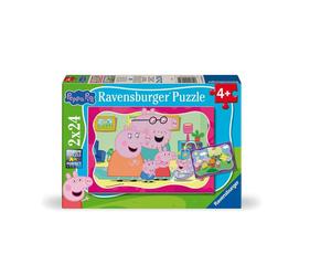 Puzzle enfant Ravensburger Peppa Pig New Adventures 2 x 24 pièces Multicolore