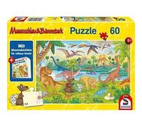 Puzzle enfant SCHMIDT SPIELE - VOYAGE DANS LES TEMPS PREHISTORIQUES - 60 pièces - Mixte