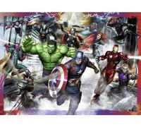Puzzle Enfant XXL 100 Pieces Hulk - Iron Man - Cyborg - Set Puzzle DC et Super héros + 1 Carte Offerte - garçon