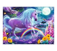 Puzzle enfant XXL Ravensburger 100 pièces - Licorne scintillante