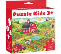 Puzzle Enfants Ferme 30 Pièces dès 3 Ans Jeu Éducatif Animaux Tracteur Campagne