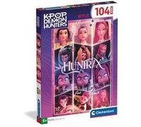 Clementoni Puzzle 104 pièces Super K-Pop Demon Hunters – 48,5x33,5 cm Grand format – Dès 6 ans