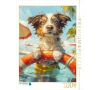 Puzzle · Enfin Les Vacances | Pas sans ma bouée · 1000 pièces · Format assemblé 64 × 48 cm · CALVENDO Puzzle