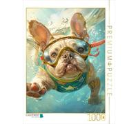 Puzzle · Enfin Les Vacances | Plongez, et tout redevient calme · 1000 pièces · Format assemblé 64 × 48 cm · CALVENDO Puzzle