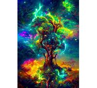 Puzzle Enjoy Arbre de vie cosmique - 1000 pièces