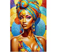 Enjoy-Puzzle - Puzzle 1000 pièces - Beauté Africaine - Multicolore G