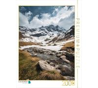 Puzzle · Entre l'eau et la Neige se révèle l'équilibre du Monde | 2000 pièces · Format assemblé 90 × 67 cm · CALVENDO Puzzle
