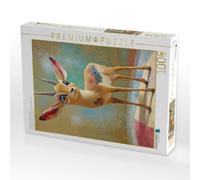 Puzzle · Entzückende Tierbaby Illustrationen | Eine entzückende Antilope · 1000 pièces · Format assemblé 64 × 48 cm · CALVENDO Puzzle