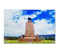 Puzzle Équateur, Monument de la moitié du Monde, Quito, 1000 pièces, Jeu pour Adultes, Souvenir de Voyage, 26 x 38 cm