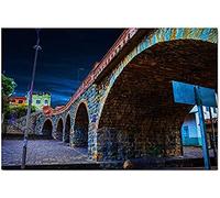 Puzzle Équateur Pont de Tous-Les-Saints pour Adultes 300 pièces, Souvenir de Voyage en Papier 38 x 26 cm
