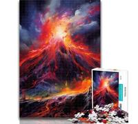 Puzzle éruption volcanique pour Adolescents, 1 000 pièces, Jeu Familial Anti-Stress, défi Difficile, Superbes Cadeaux et Jouets, 26x38cm