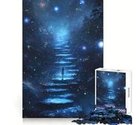 Puzzle Escalier céleste vers Les étoiles pour Adultes,1000 pièces,pour stimuler la mémoire,Un Passe-Temps paisible,Un pour Les fêtes (38x26cm)