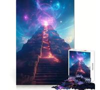 Puzzle Escalier Mystique vers Les étoiles pour Adolescents, 1000 pièces, pour développer la mémoire, Calme et détente, Design à Assembler, Cadeau Classique (38x26cm)