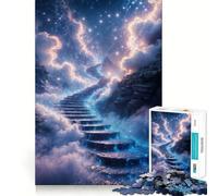 Puzzle Escalier vers Le Paradis pour Adultes, 1000 pièces, Jeu Intelligent, Anti-Stress, Motif à Assembler, Cadeau touchant 50x75cm