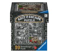 Ravensburger – Puzzle Escape 99 pièces – Le Garage du manoir – Adulte/Enfant dès 12 ans – 16882