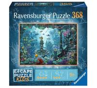 Puzzle Escape Enfant Au royaume sous-marin, Puzzle 368 pièces, Dès 9, 13395, Ravensburger