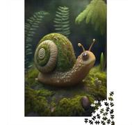 Puzzle Escargot Animal 1000 Pièces - Puzzle Adulte - Jeu Éducatif - Jouet - Puzzle Créatif en Papier - Cadeau - 38 x 26 cm