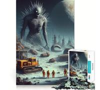 Puzzle Espace Interdit 1000 pièces pour Adultes Jeu de mémoire Amusant Assemblage sûr et Solide Activité familiale Amusante en soirée (38x26cm)